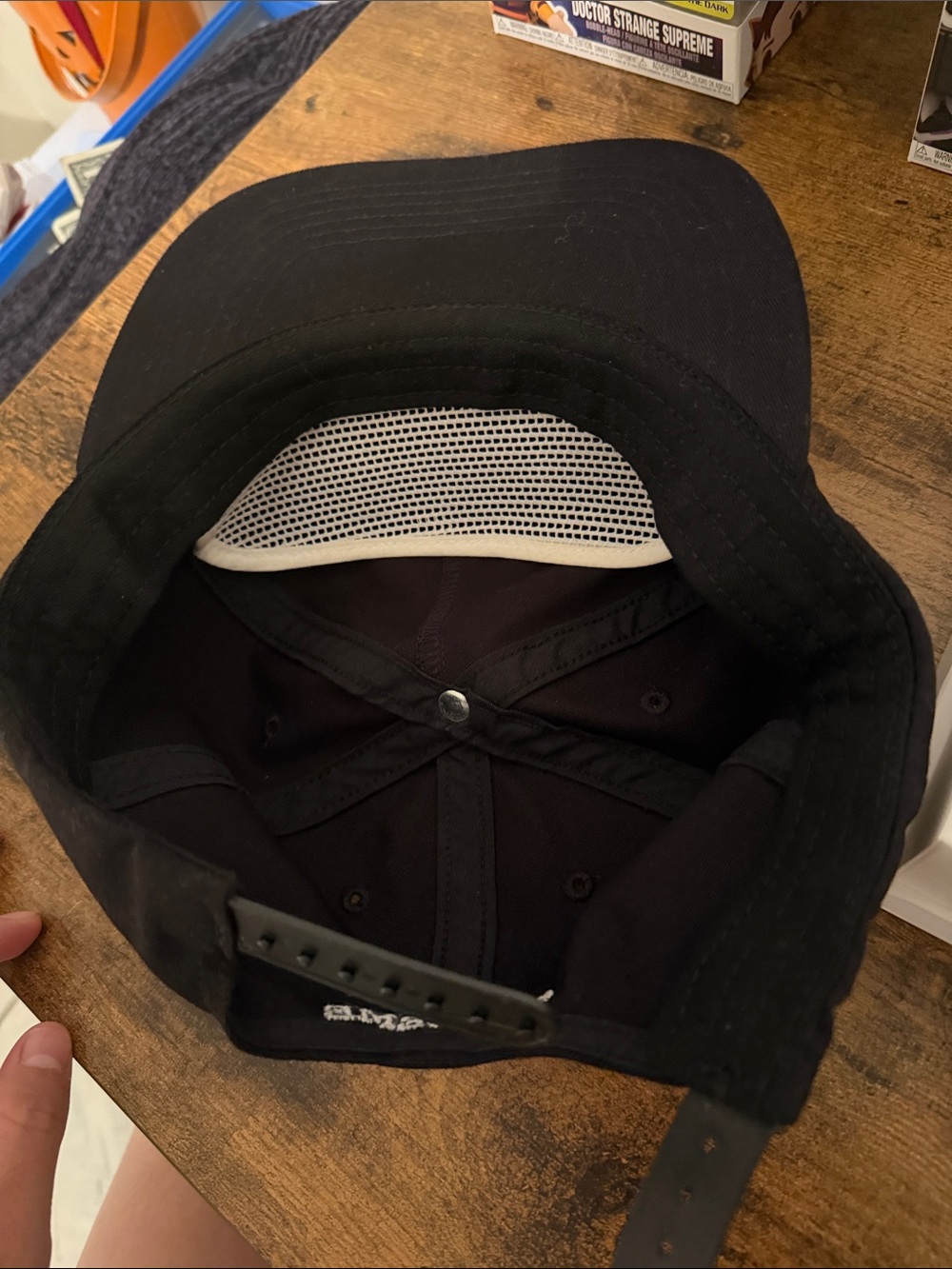 Supreme Mary 5-Panel Cap in Black from their Fall/Winter 2019 (FW19) collection - Picture 6 of 8